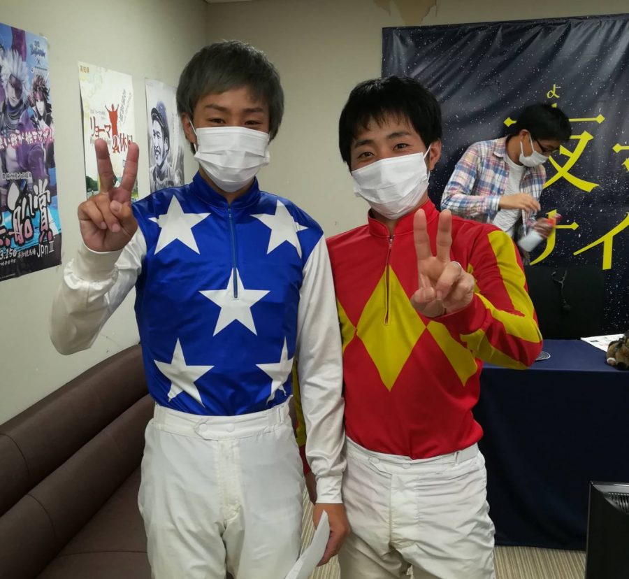 2022/10/30山崎雅由騎手と林謙佑騎手