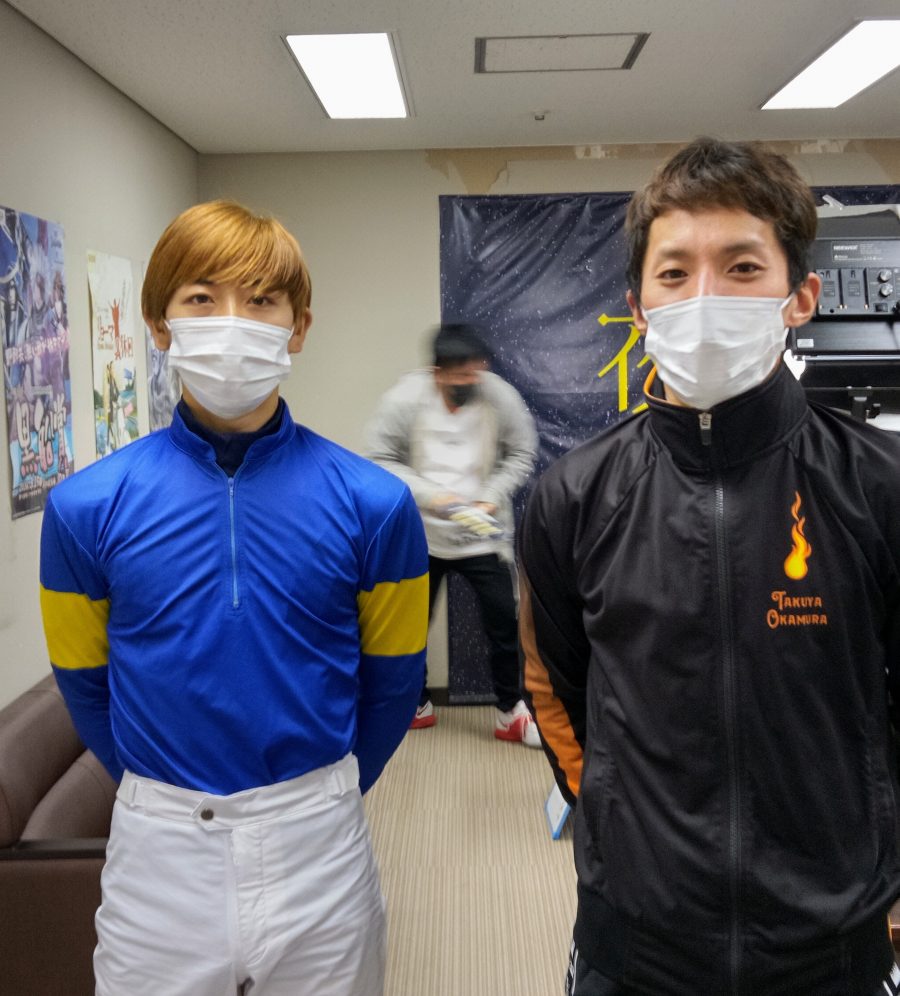 2022/12/18岡遼太郎騎手と岡村卓弥騎手