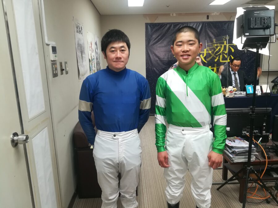 2024/04/07石本純也騎手と城野慈尚騎手